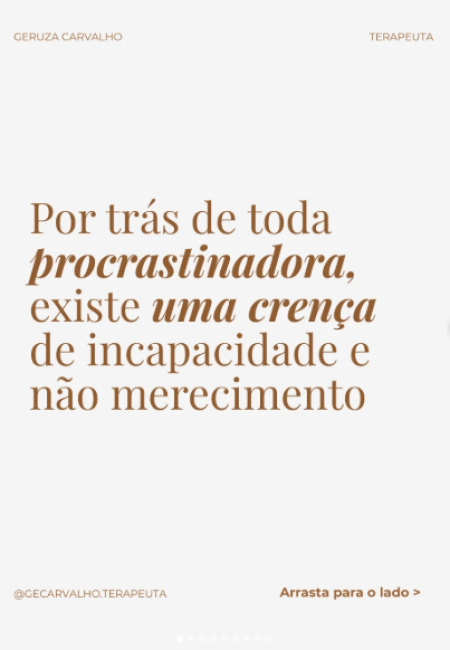 Terapeuta e Psicanalista clínica. atendimento particular e online. Geruza Carvalho.