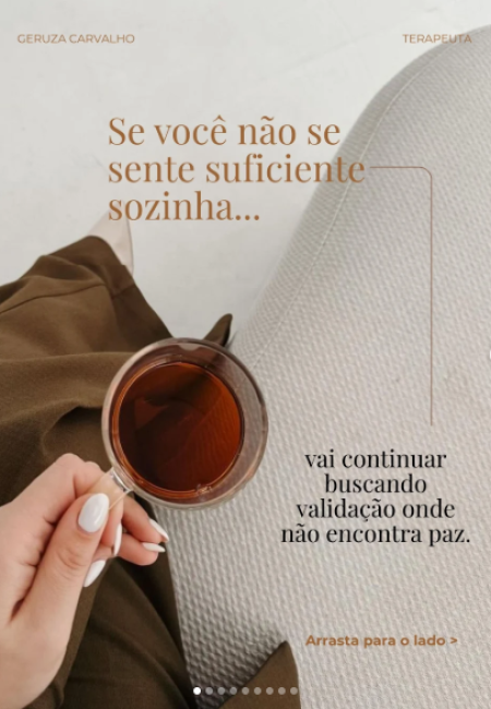Terapeuta e Psicanalista clínica. atendimento particular e online. Geruza Carvalho.